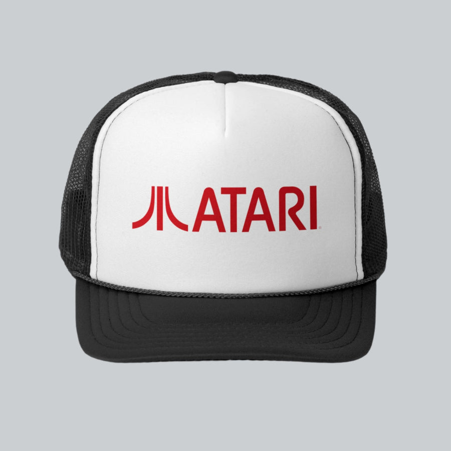 Summer Trucker Hat (Black & Red)