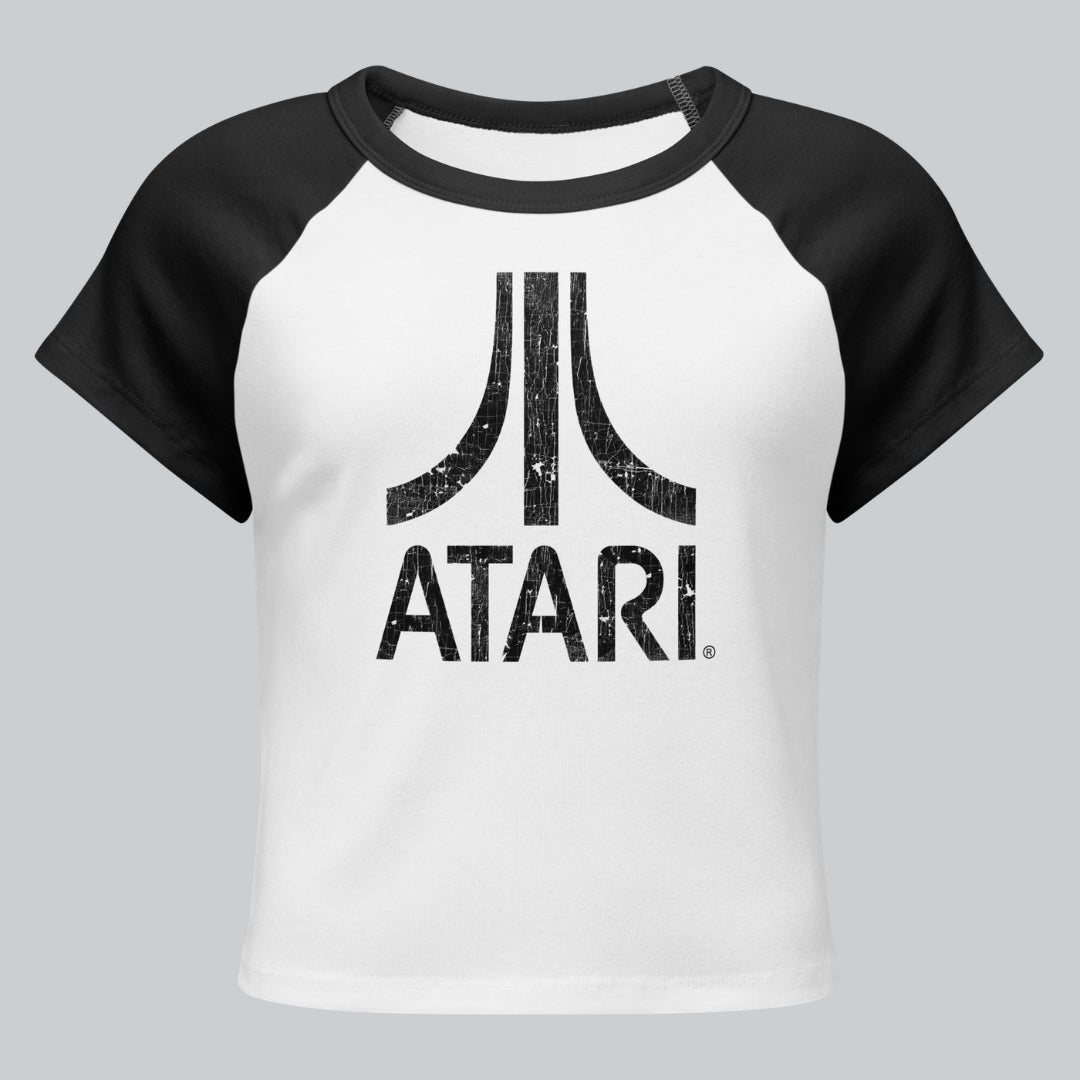 Vintage Logo Women's Raglan Micro Tee – Atari®