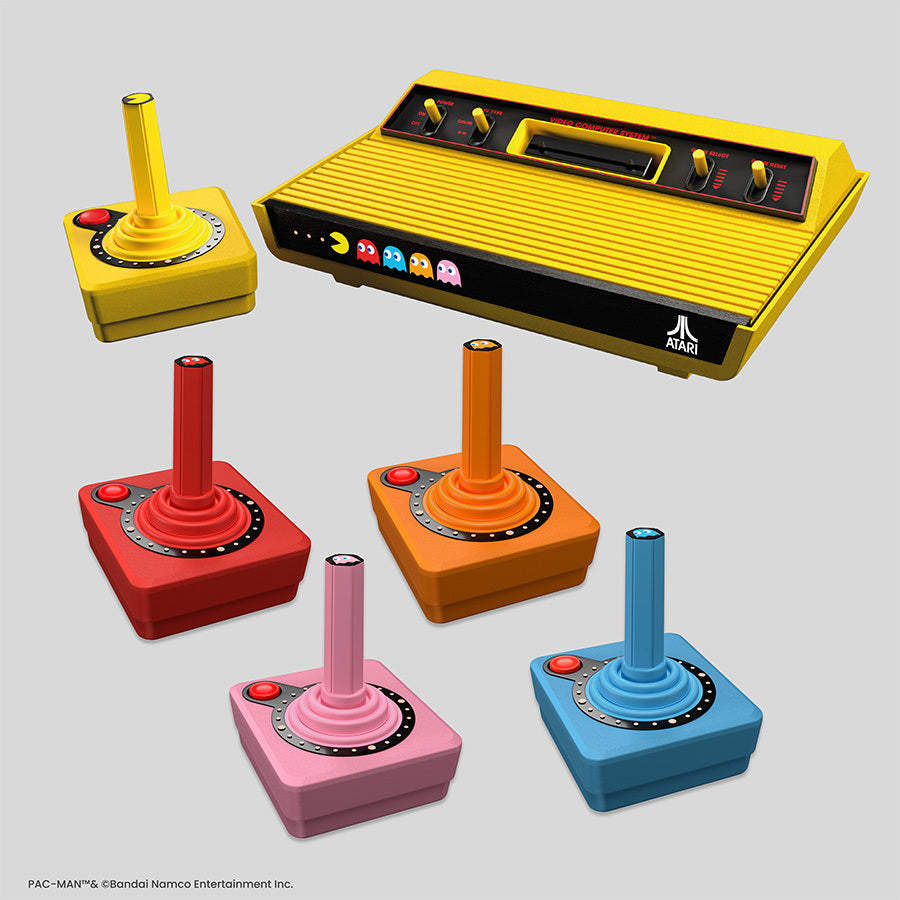 2600+ PAC-MAN Edition Ghost Joystick Bundle