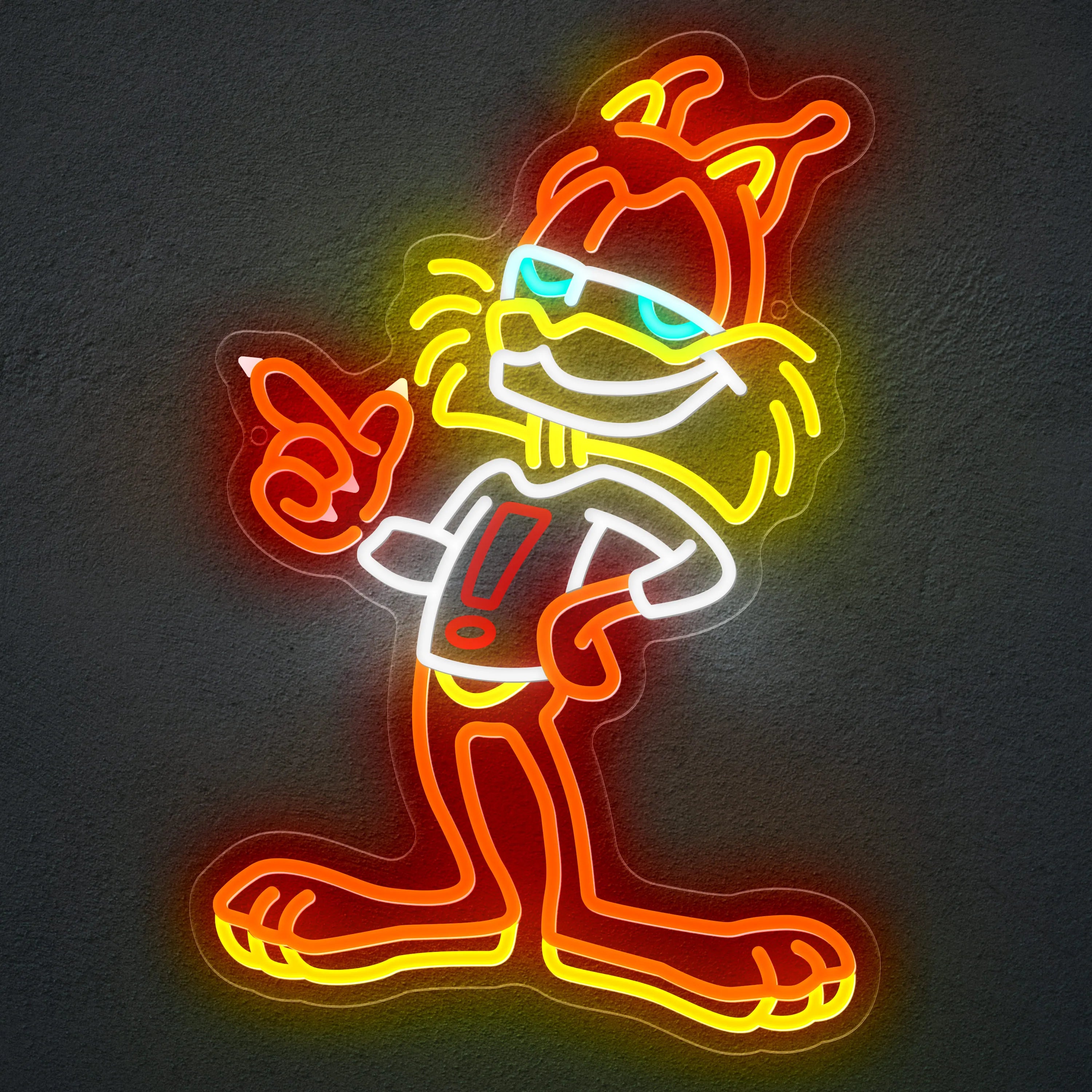 Bubsy Neon LED Sign (10.6” x 15.8”) – Atari®
