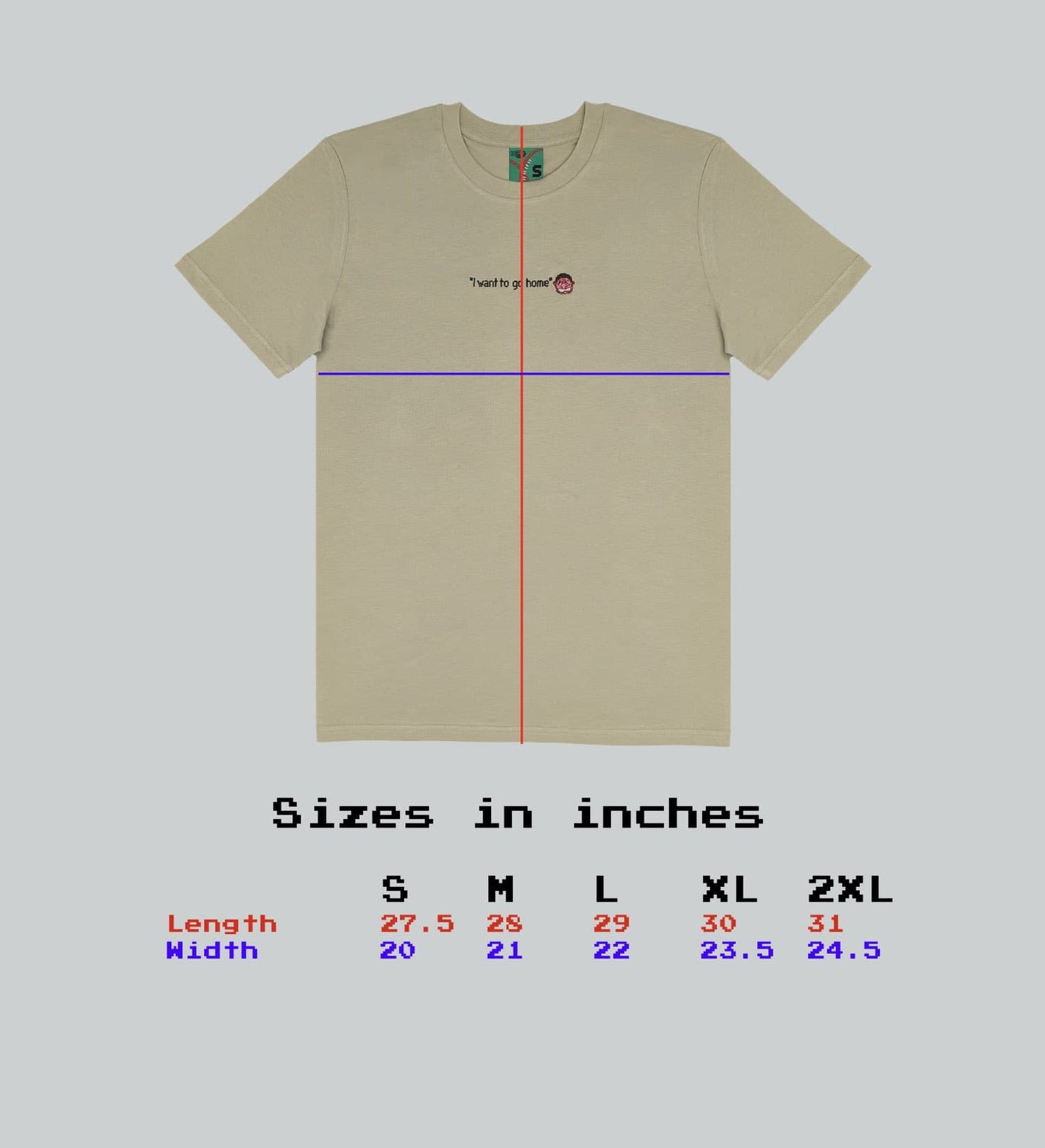 RollerCoaster Tycoon x errornogo I Want to Go Home Tee