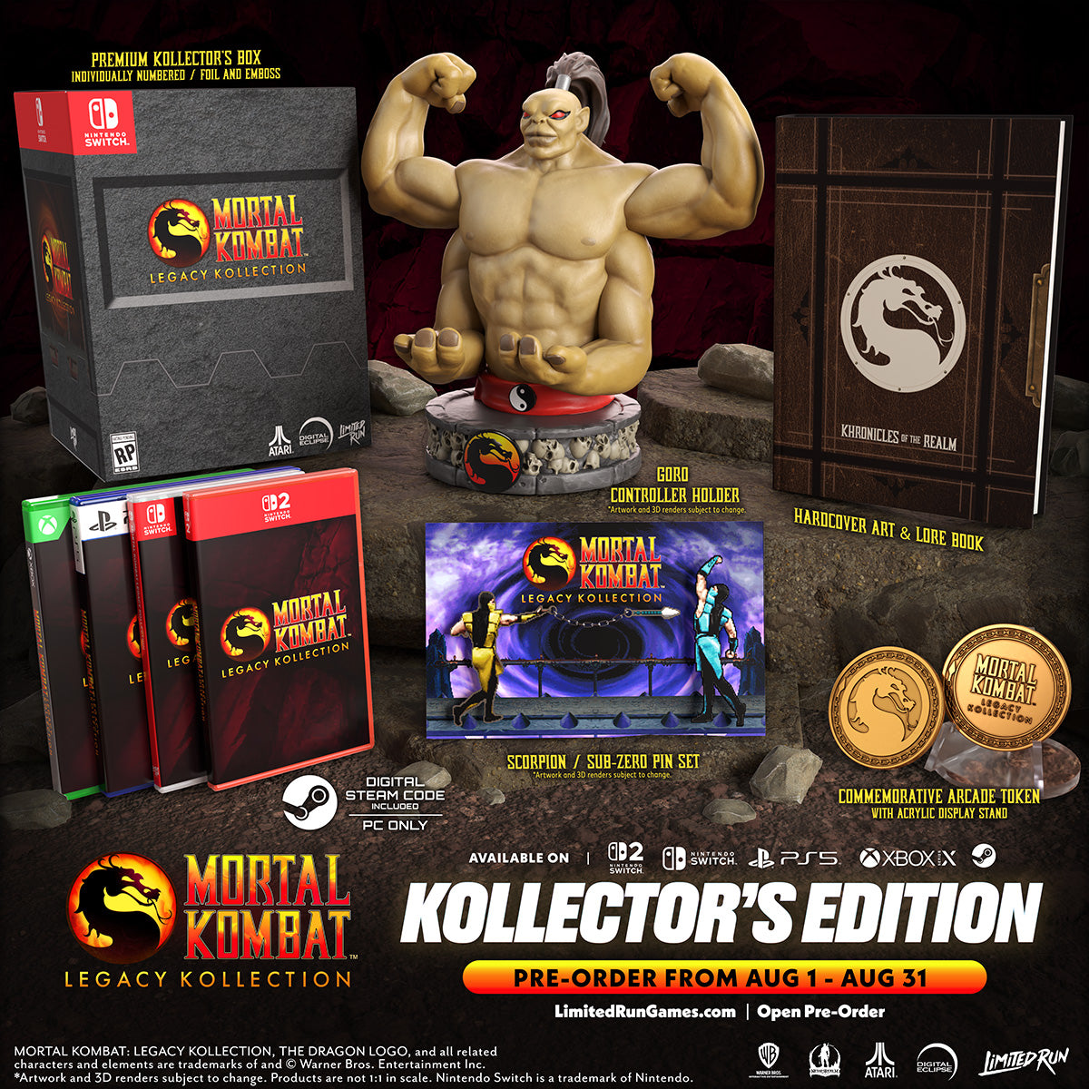 Mortal Kombat™: Legacy Kollection – Kollector’s Edition — Atari physical edition cover art