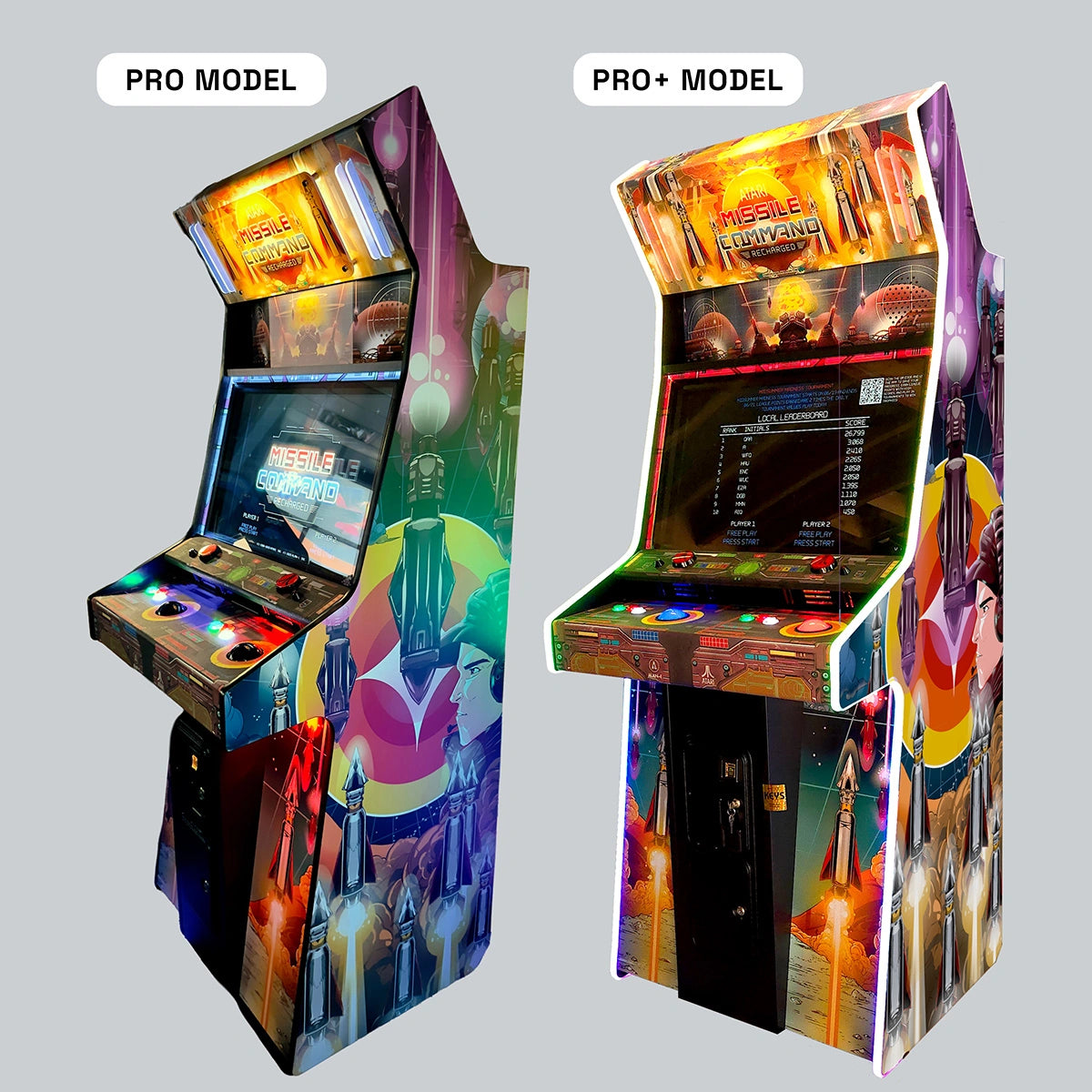 Missile Command Recharged Arcade Cabinet