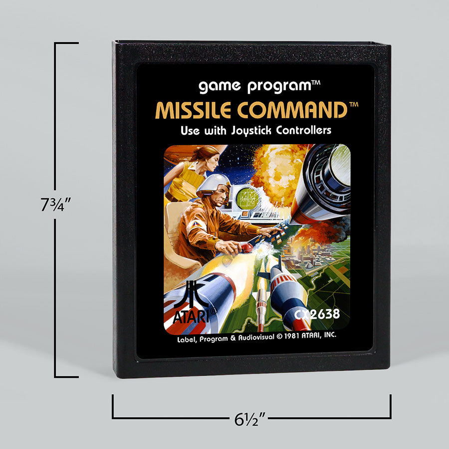 Missile Command Oversized Cartridge Replica