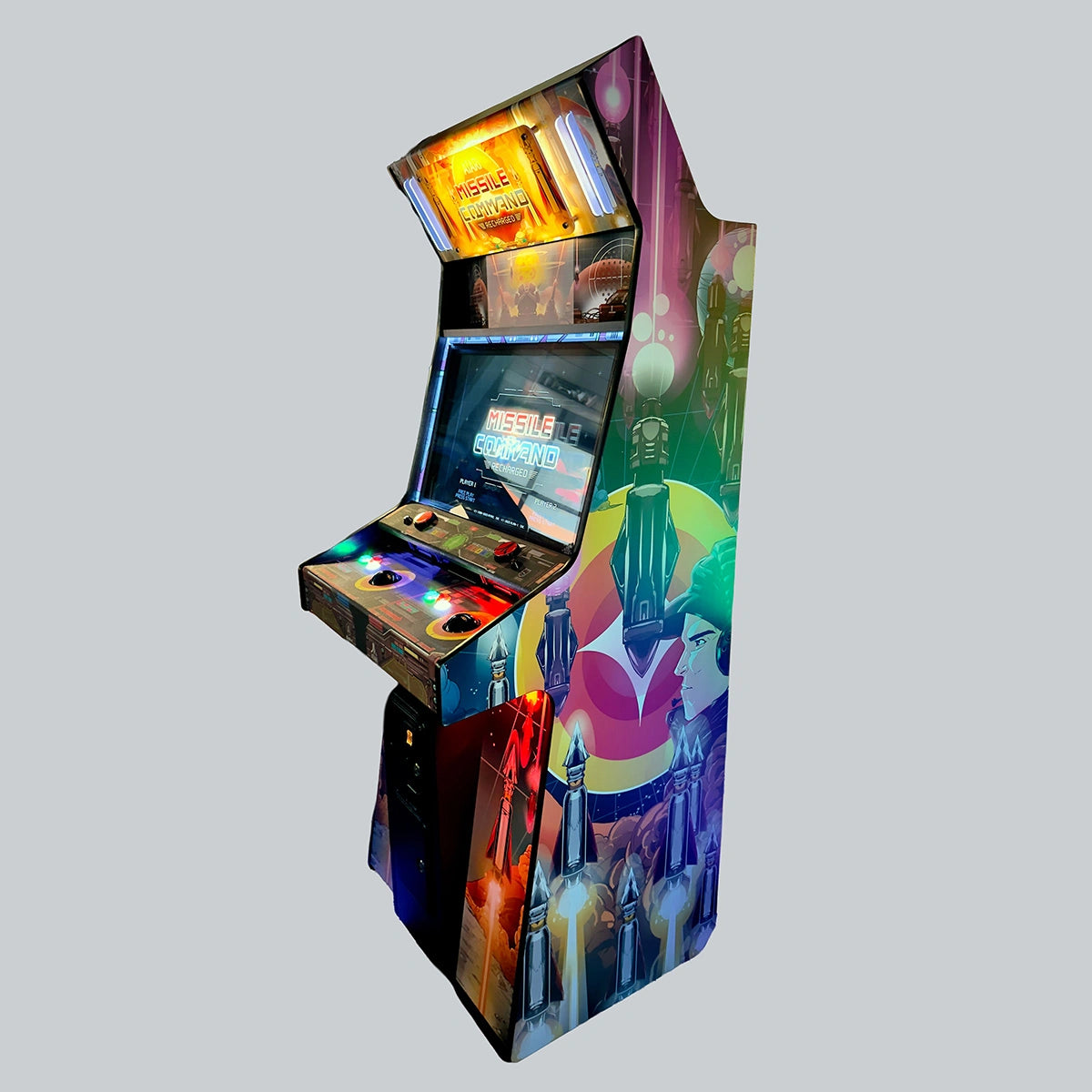 Missile Command Recharged Arcade Cabinet