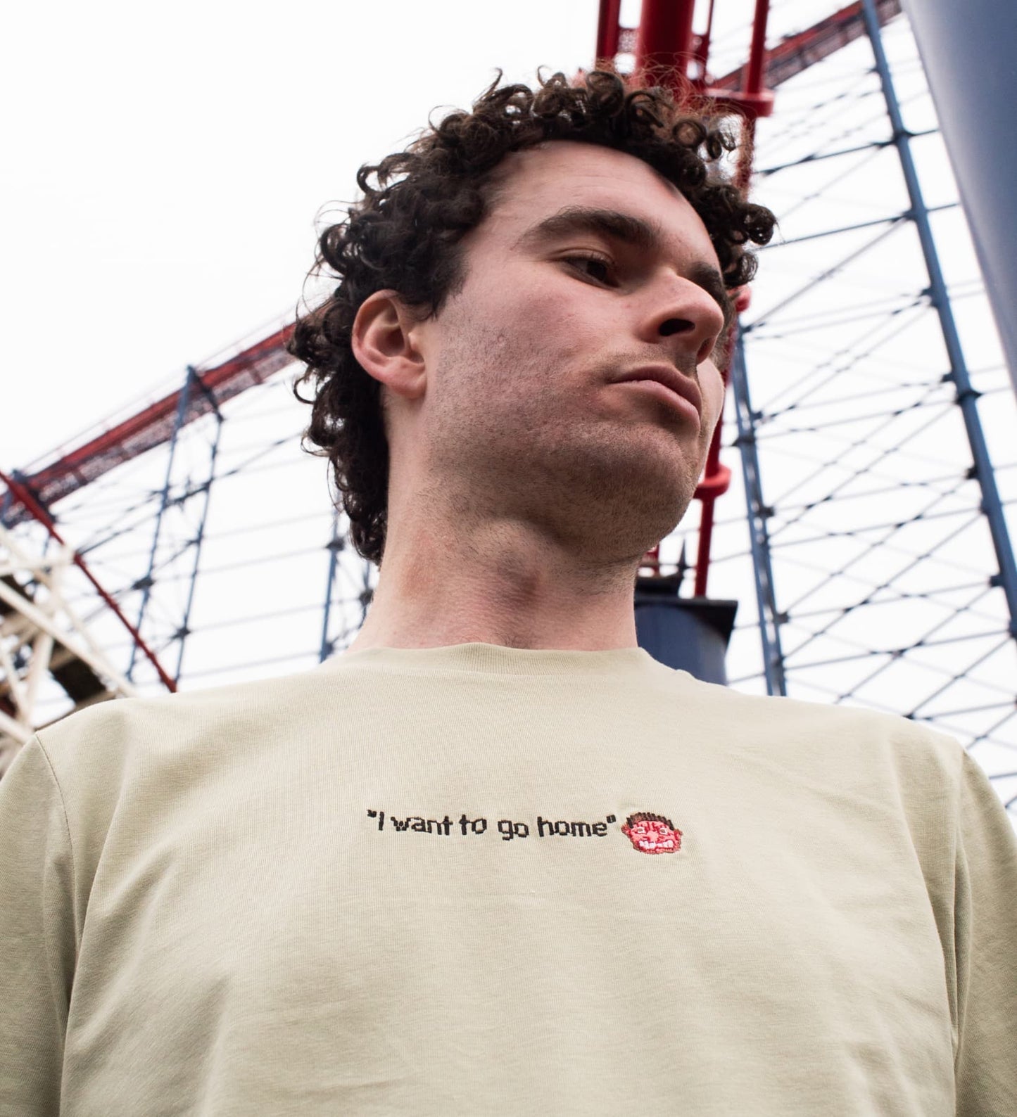 RollerCoaster Tycoon x Errornogo I Want to Go Home Tee