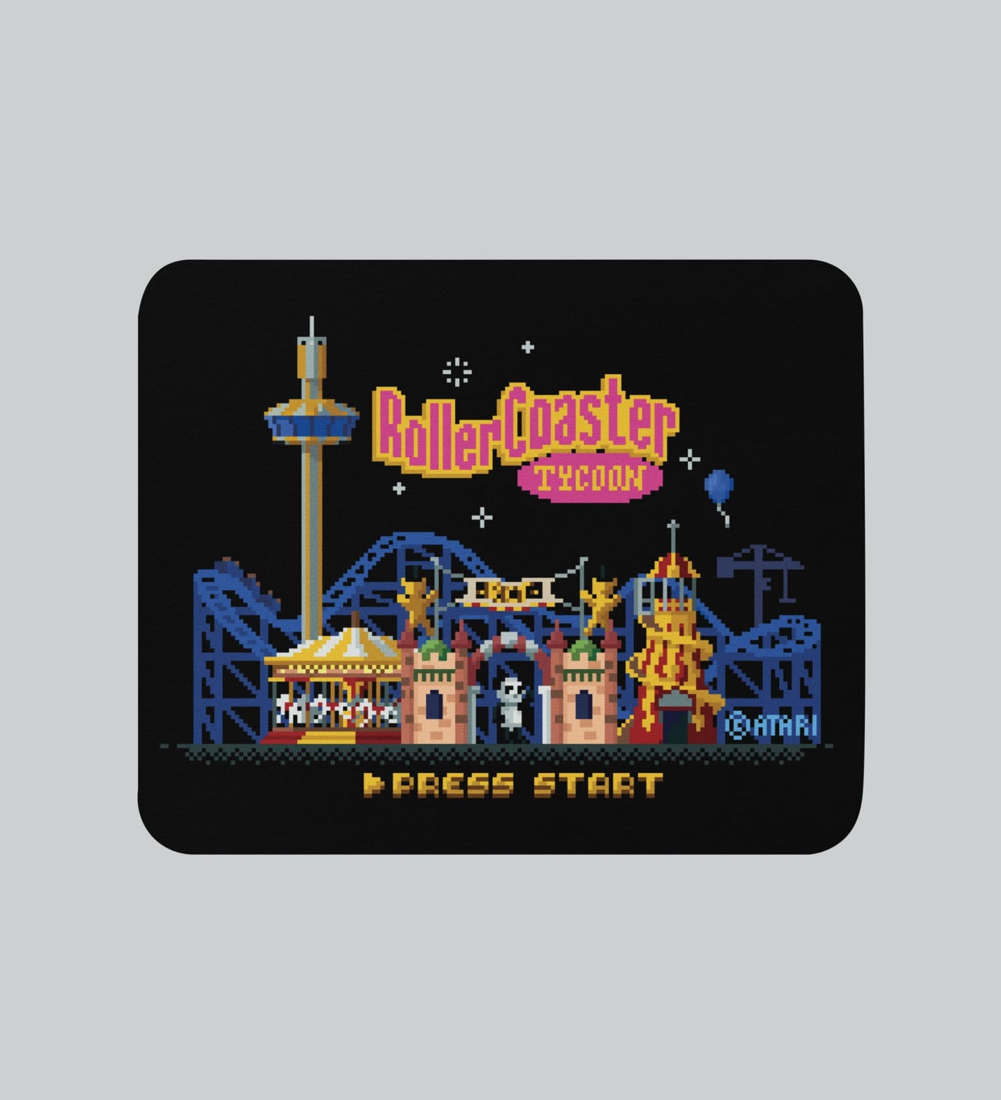 RCT 25th Anniversary Retro Pixel Art Mouse Pad