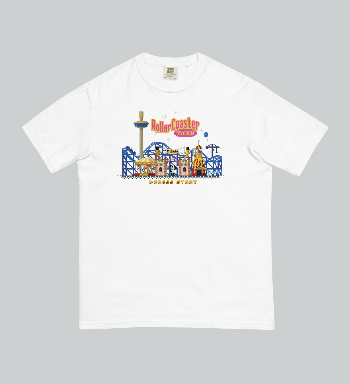 RCT 25th Anniversary Retro Pixel Art Tee