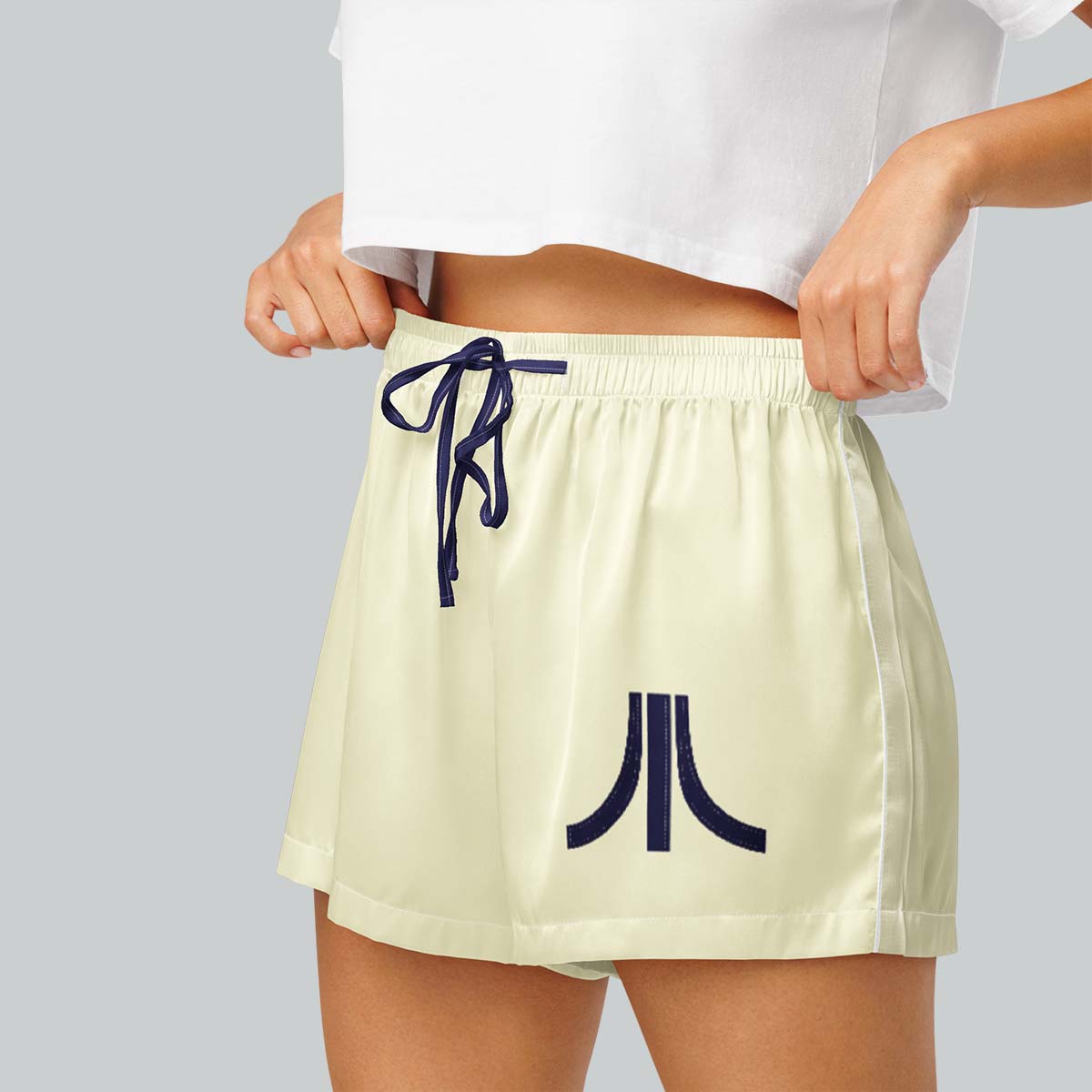 Stitch Effect Fuji Pajama Shorts