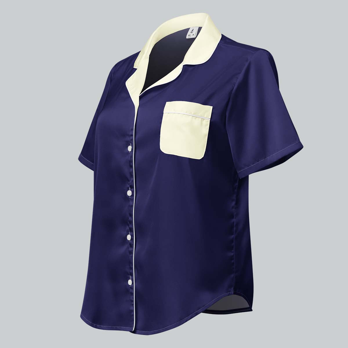 Stich Effect Fuji Pajama Top