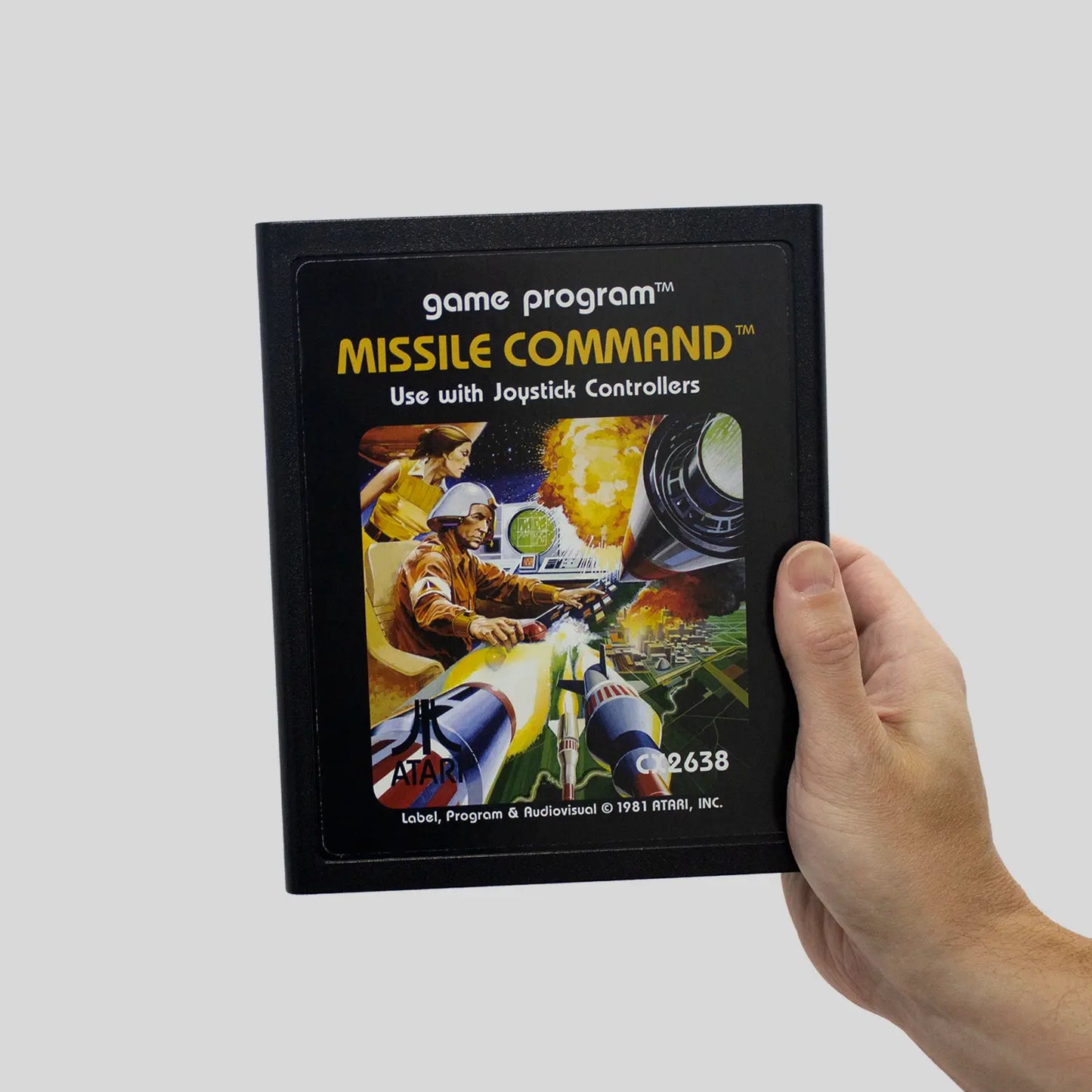 Missile Command Oversized Cartridge Replica