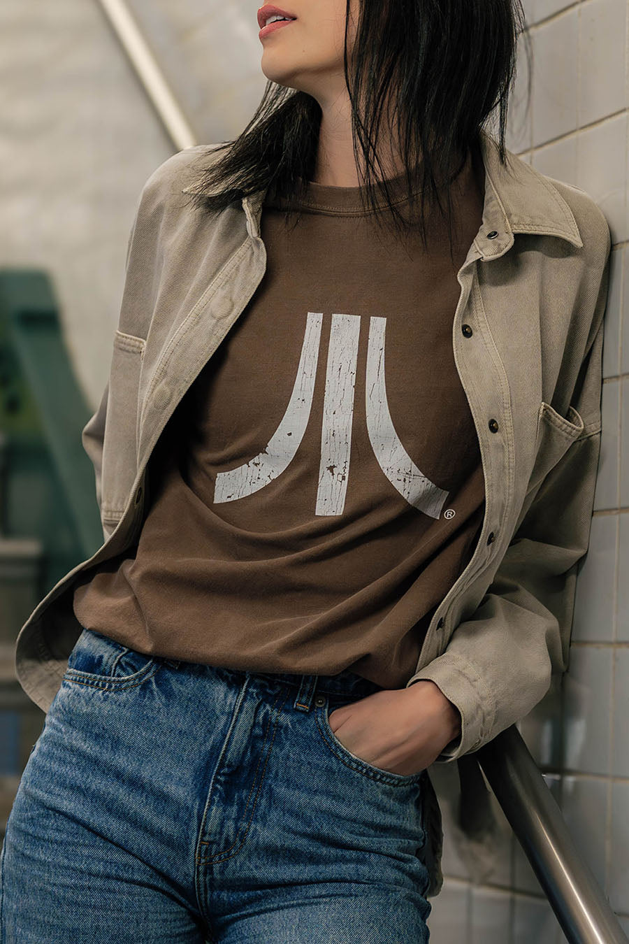 Distressed Fuji Tee