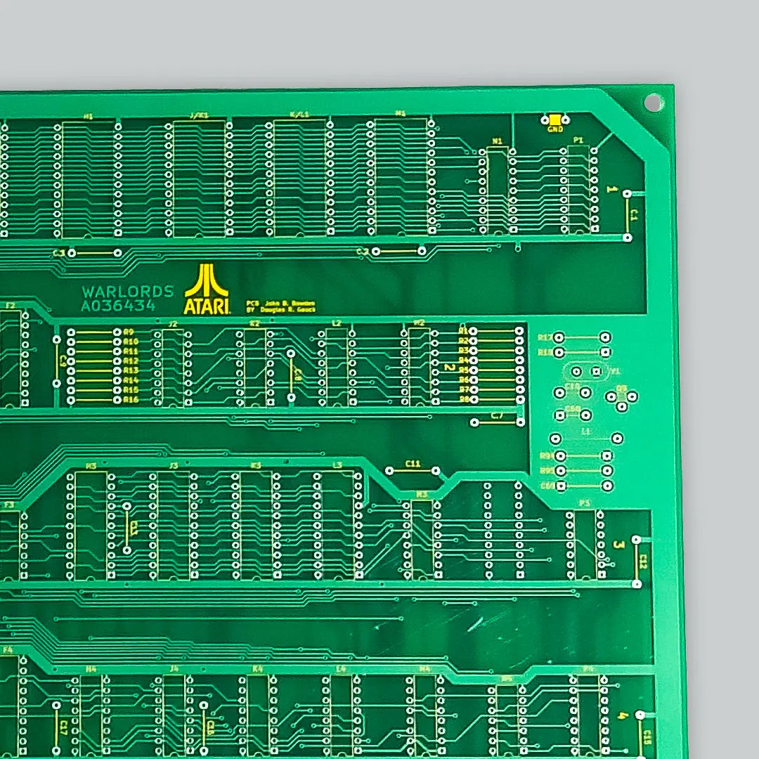 Warlords Reproduction PCB Revision D