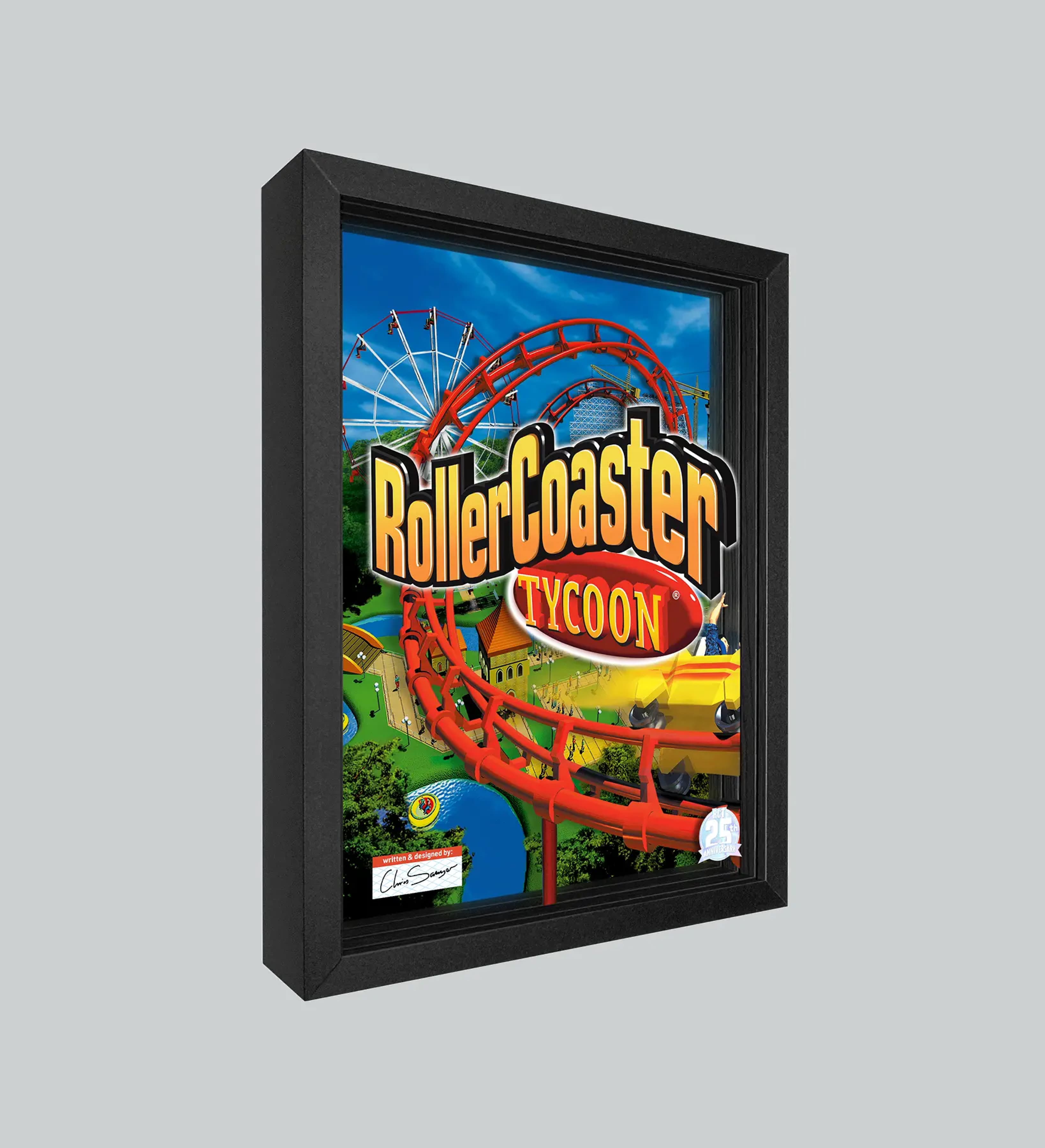 RCT 25th Anniversary Shadowbox Art (Signed Limited Edition) – Atari®