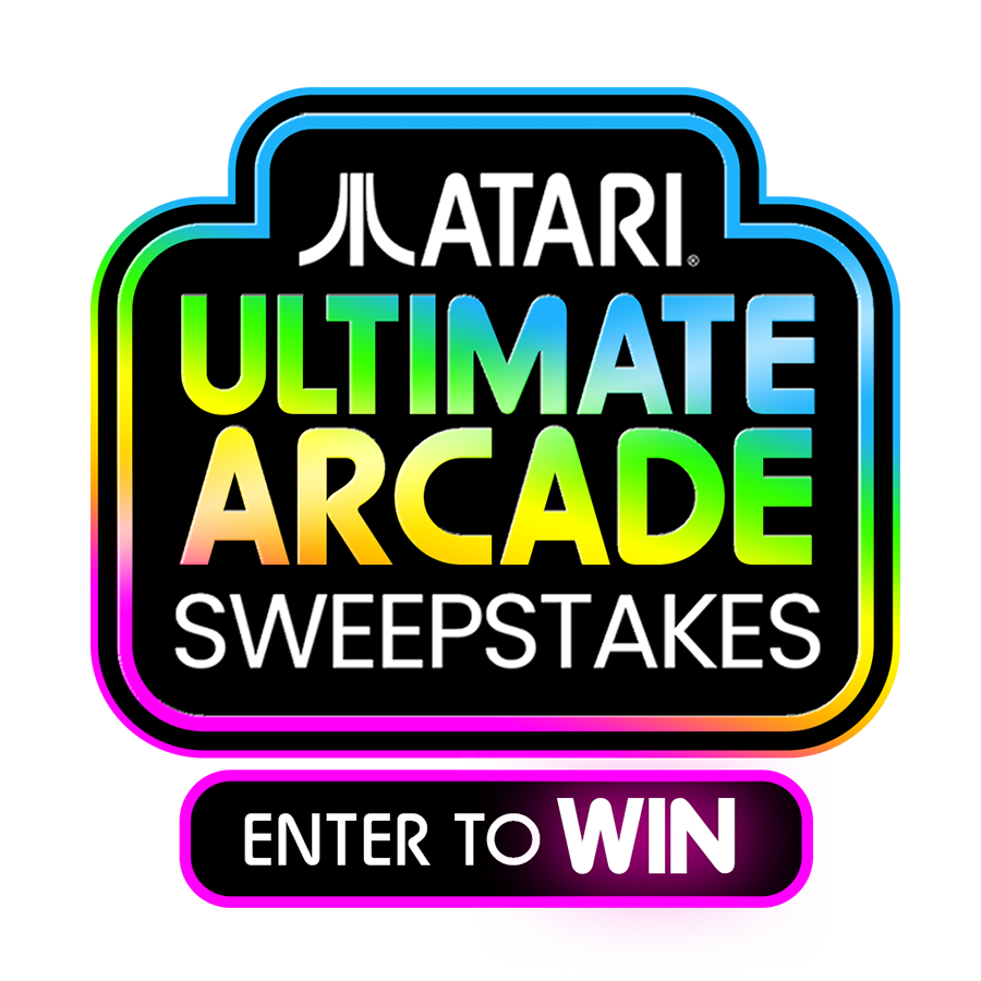 Atari Ultimate Arcade Sweepstakes. Enter to win.