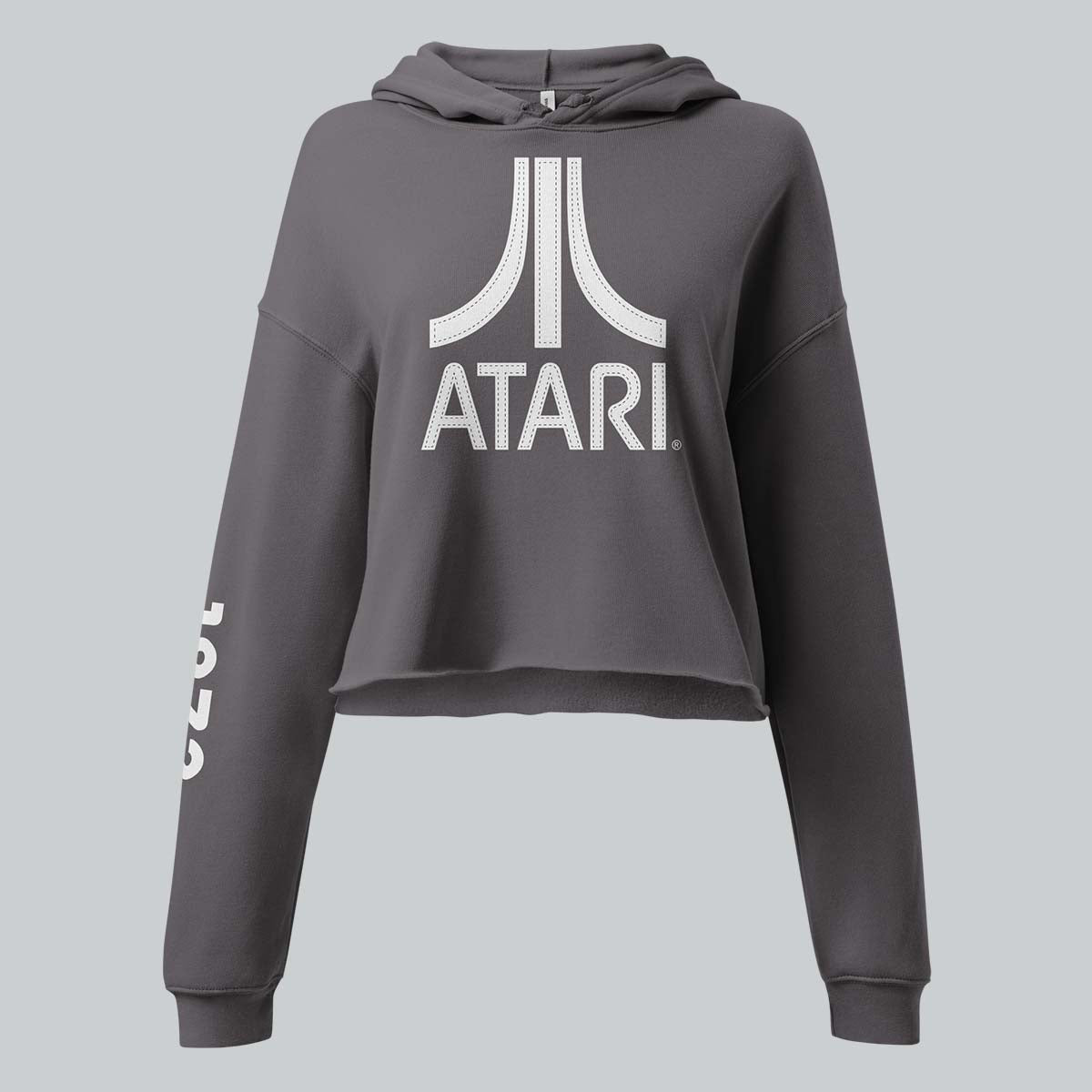 Stitch Effect Atari Cropped Sweatshirt