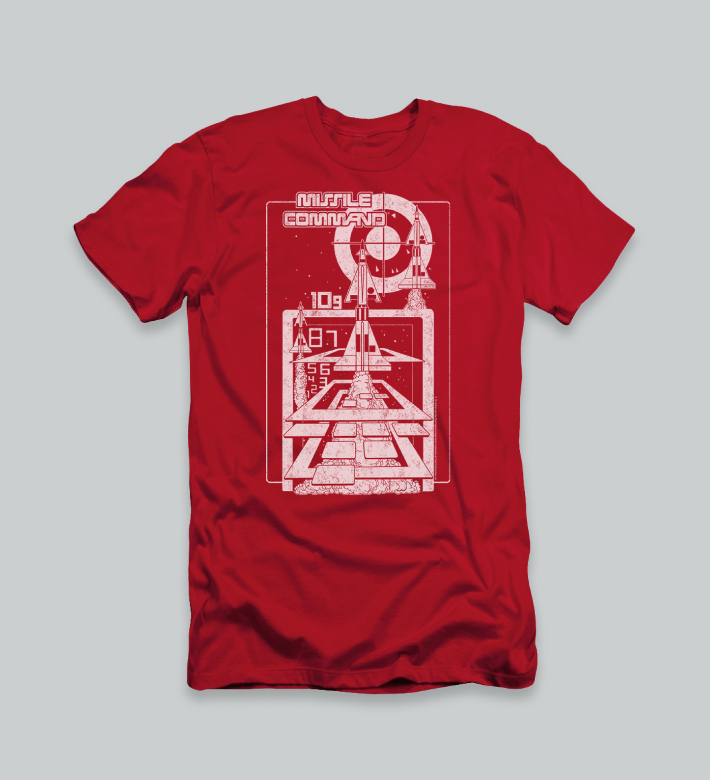Missile Command Red Alert Tee
