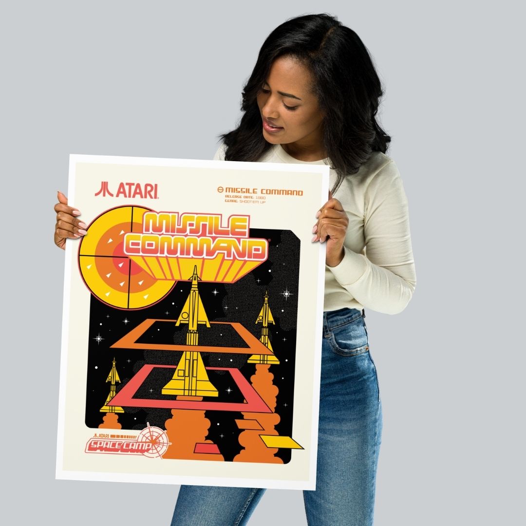 Space Camp Missile Command Poster