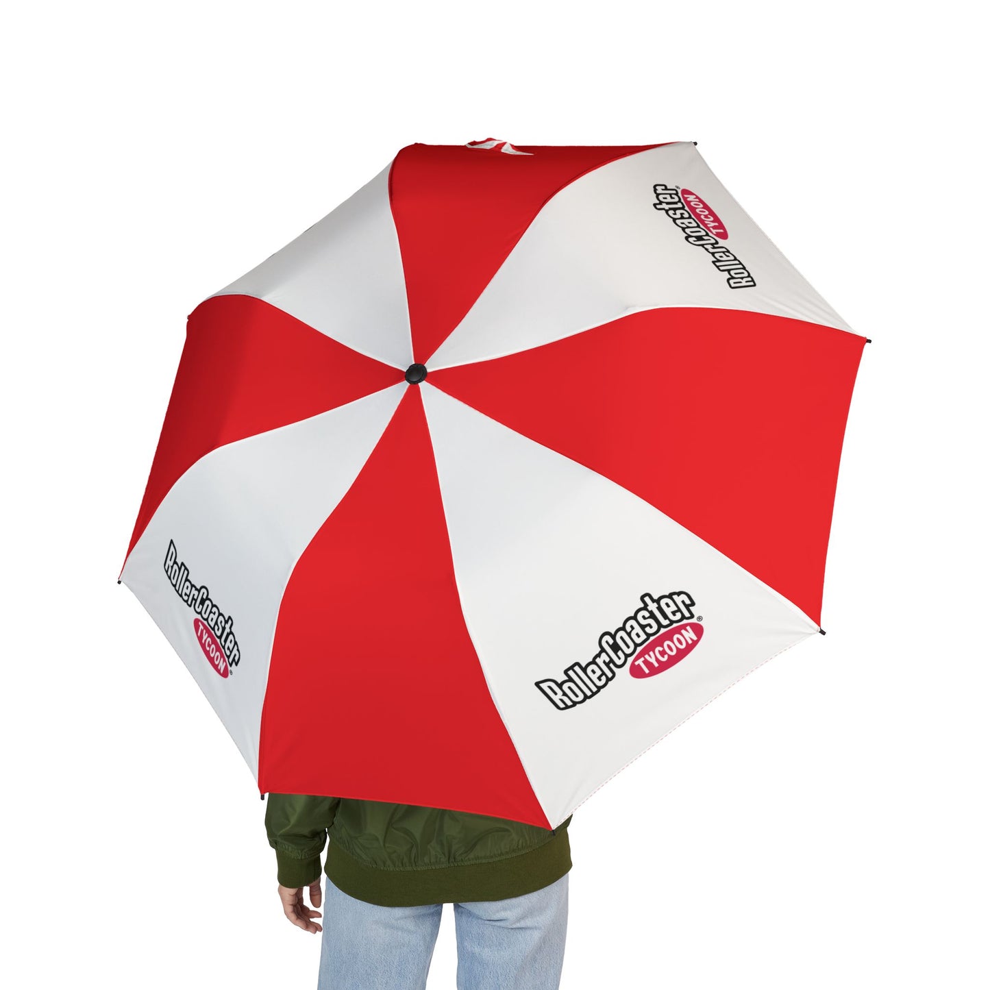 RollerCoaster Tycoon Red & White Umbrella