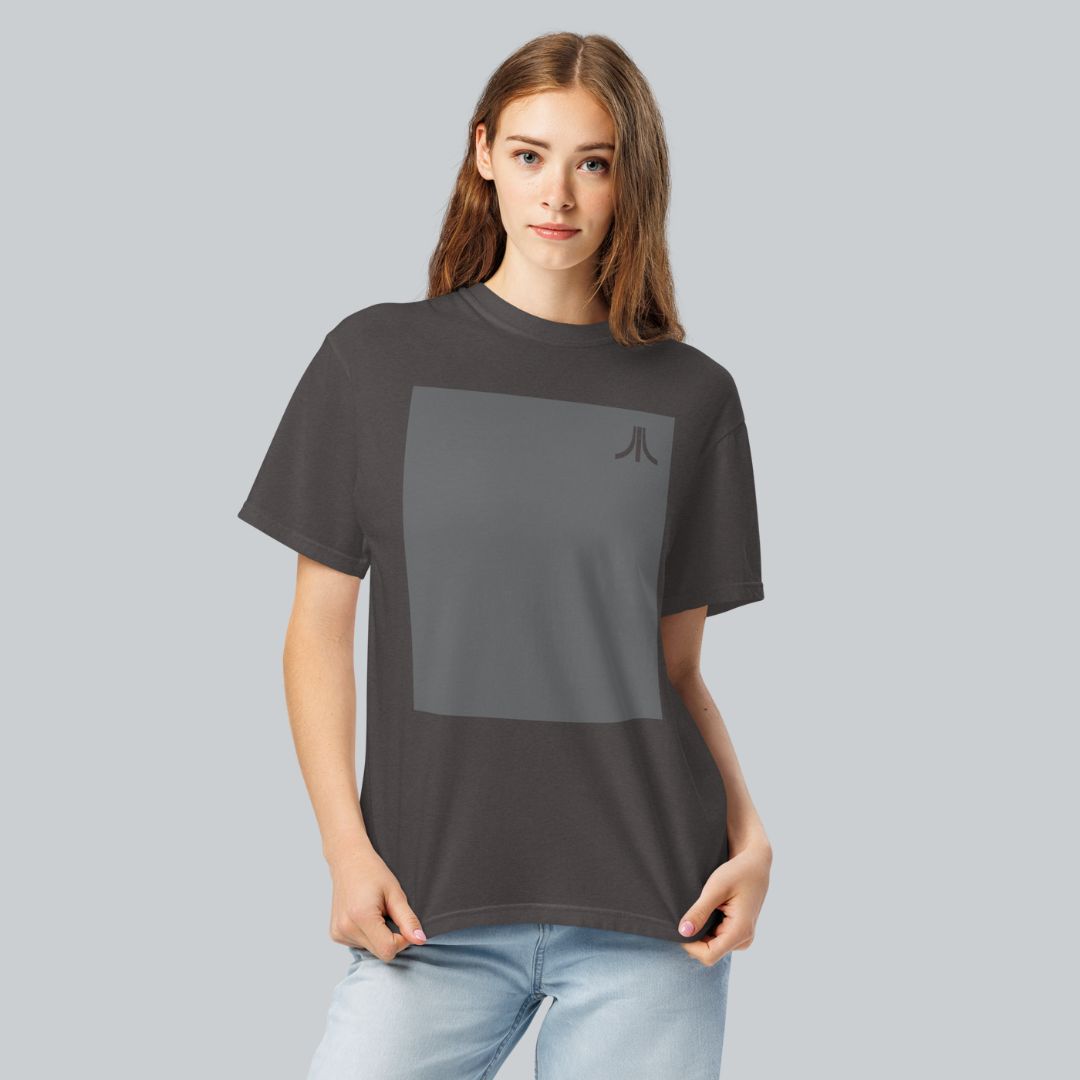 Gray Fuji Block Tee