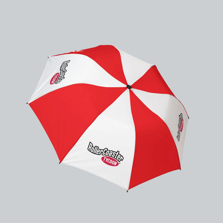 RollerCoaster Tycoon Red & White Umbrella