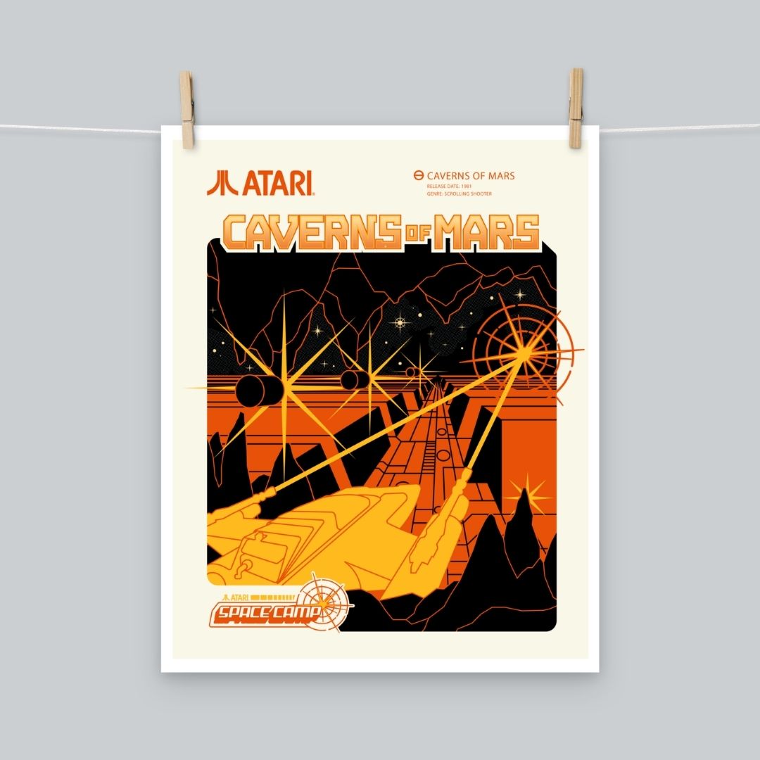 Space Camp Caverns of Mars Poster
