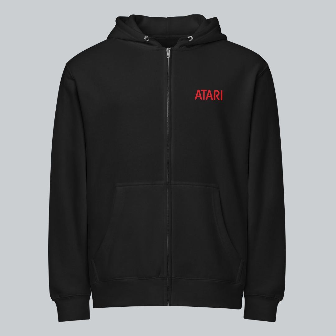 Red Fuji Block Zip Hoodie