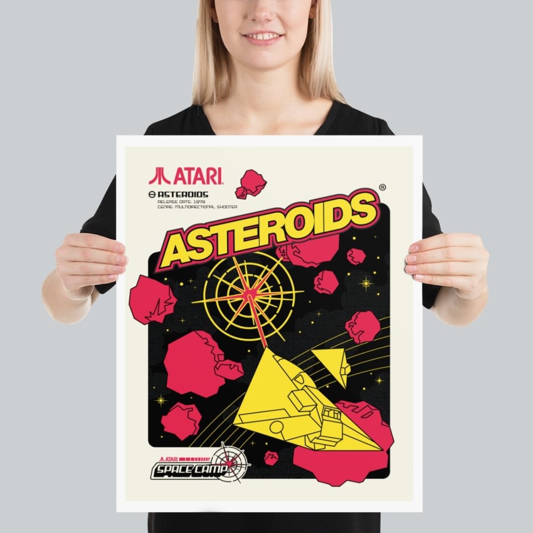 Space Camp Asteroids Poster