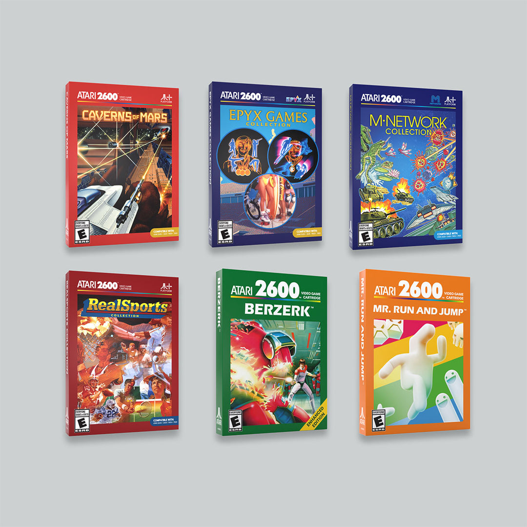 2600 Collect Them All Bundle (6 Game Cartridges)