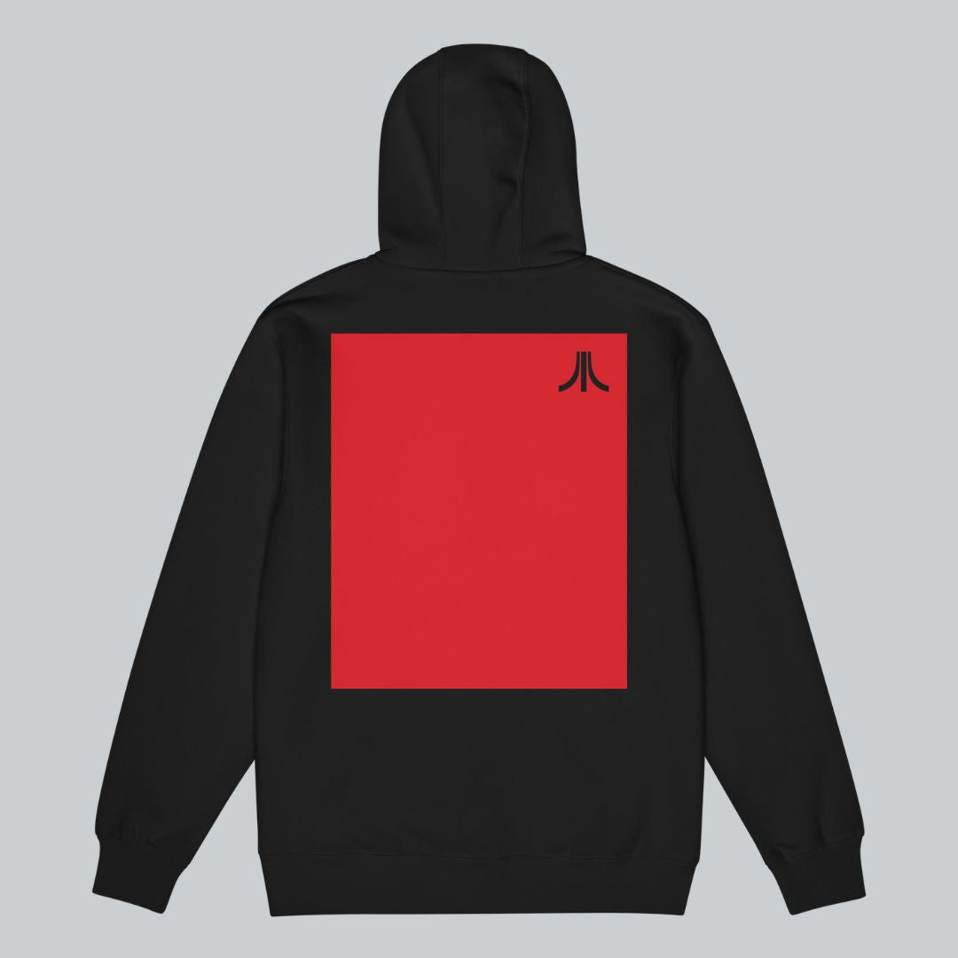 Red Fuji Block Zip Hoodie