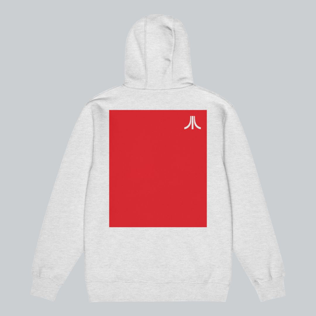 Red Fuji Block Zip Hoodie