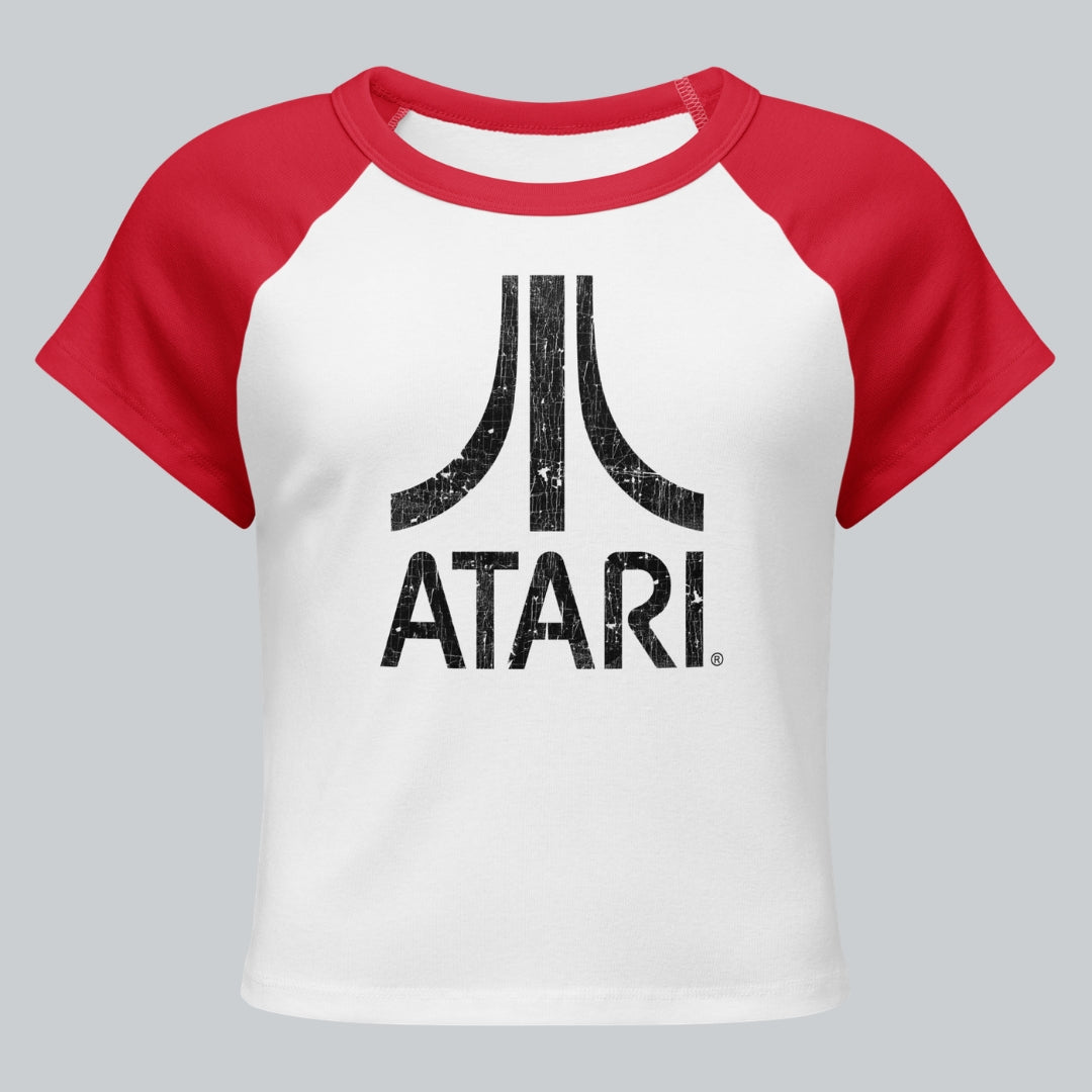 Vintage Logo Women's Raglan Micro Tee – Atari®