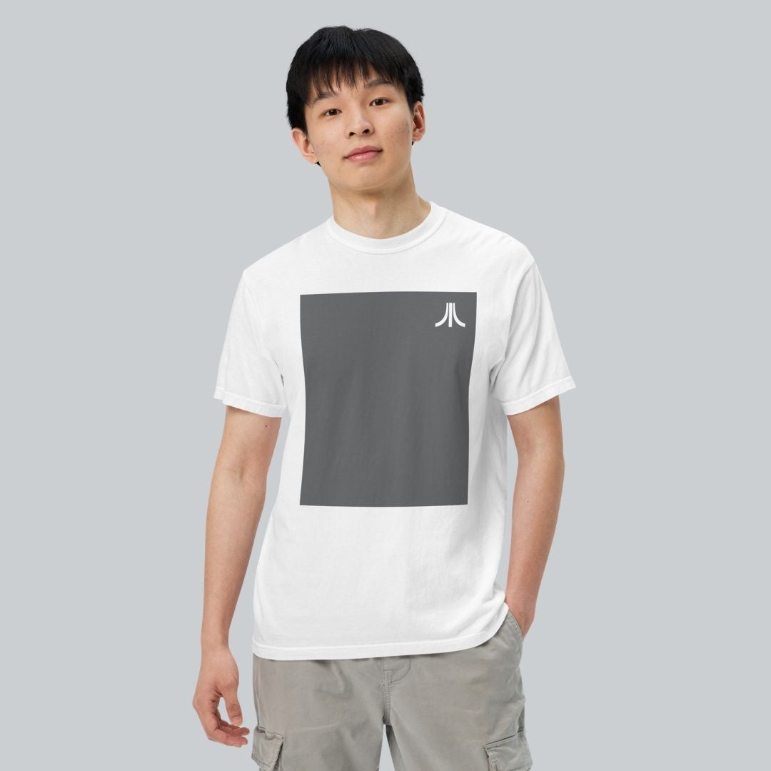 Gray Fuji Block Tee
