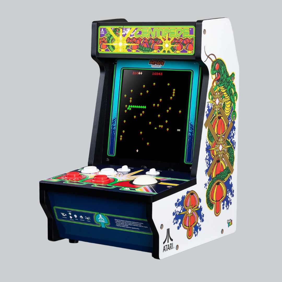 ARCADE CLASSICS – CENTIPEDE COUNTER SERIES, 5 GAME CABINET – Atari®