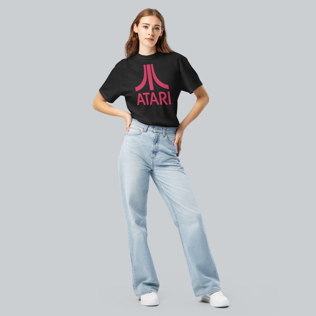 Atari Pink Logo Tee