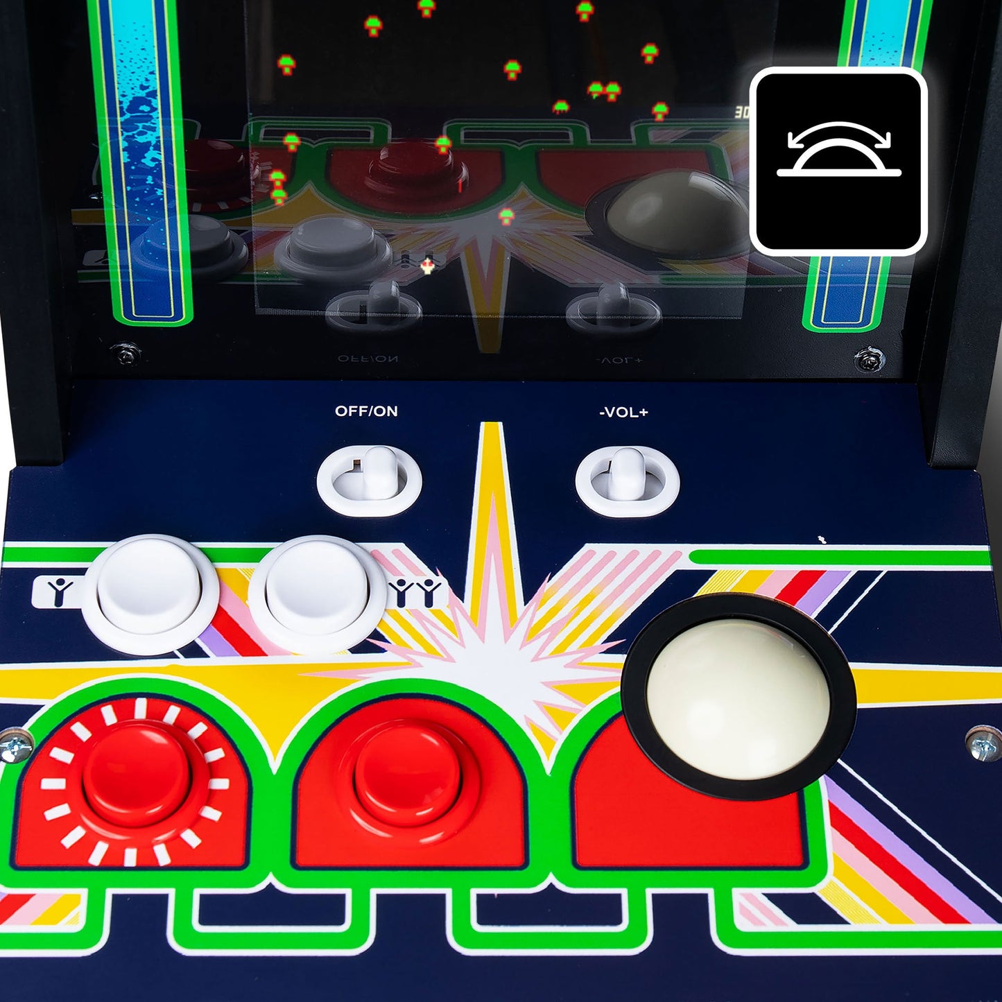 ARCADE CLASSICS – CENTIPEDE COUNTER SERIES, 5 GAME CABINET