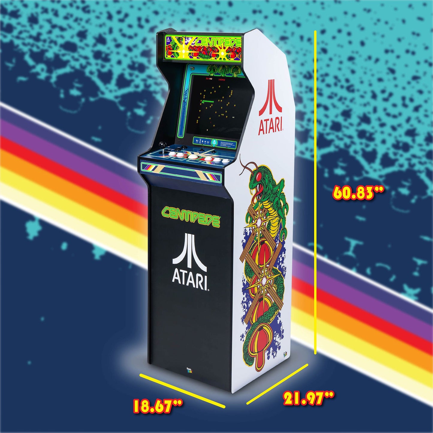 ARCADE CLASSICS – CENTIPEDE ULTRA SERIES, 40 GAME CABINET