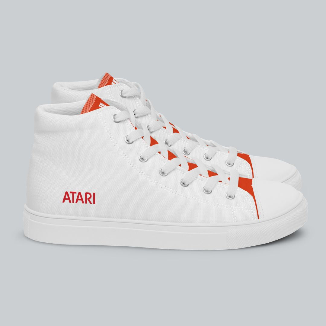 Red Fuji Block Men's Canvas Sneakers