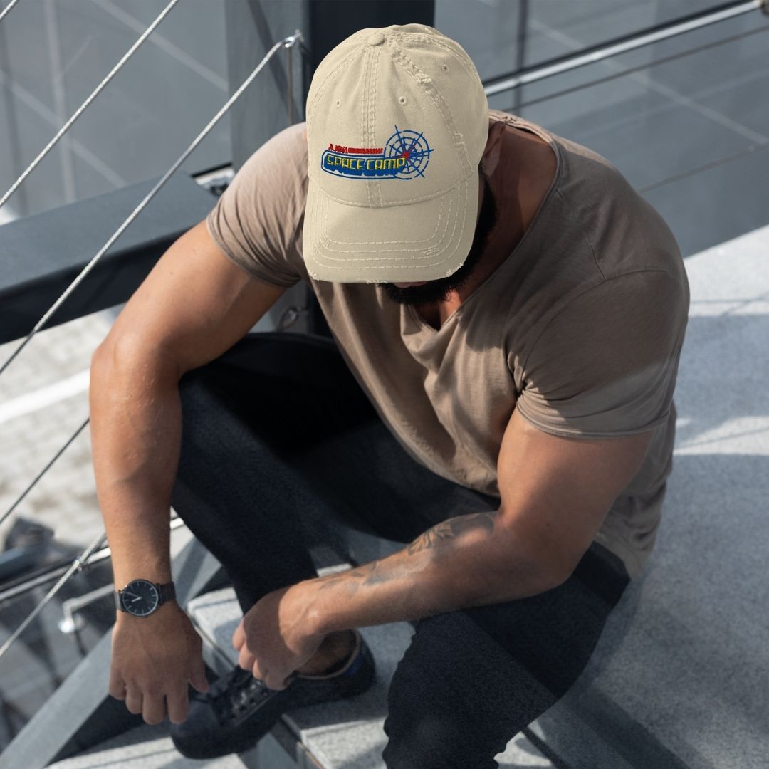 Space Camp Distressed Dad Hat