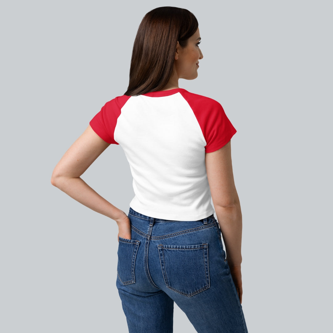 Vintage Logo Women's Raglan Micro Tee