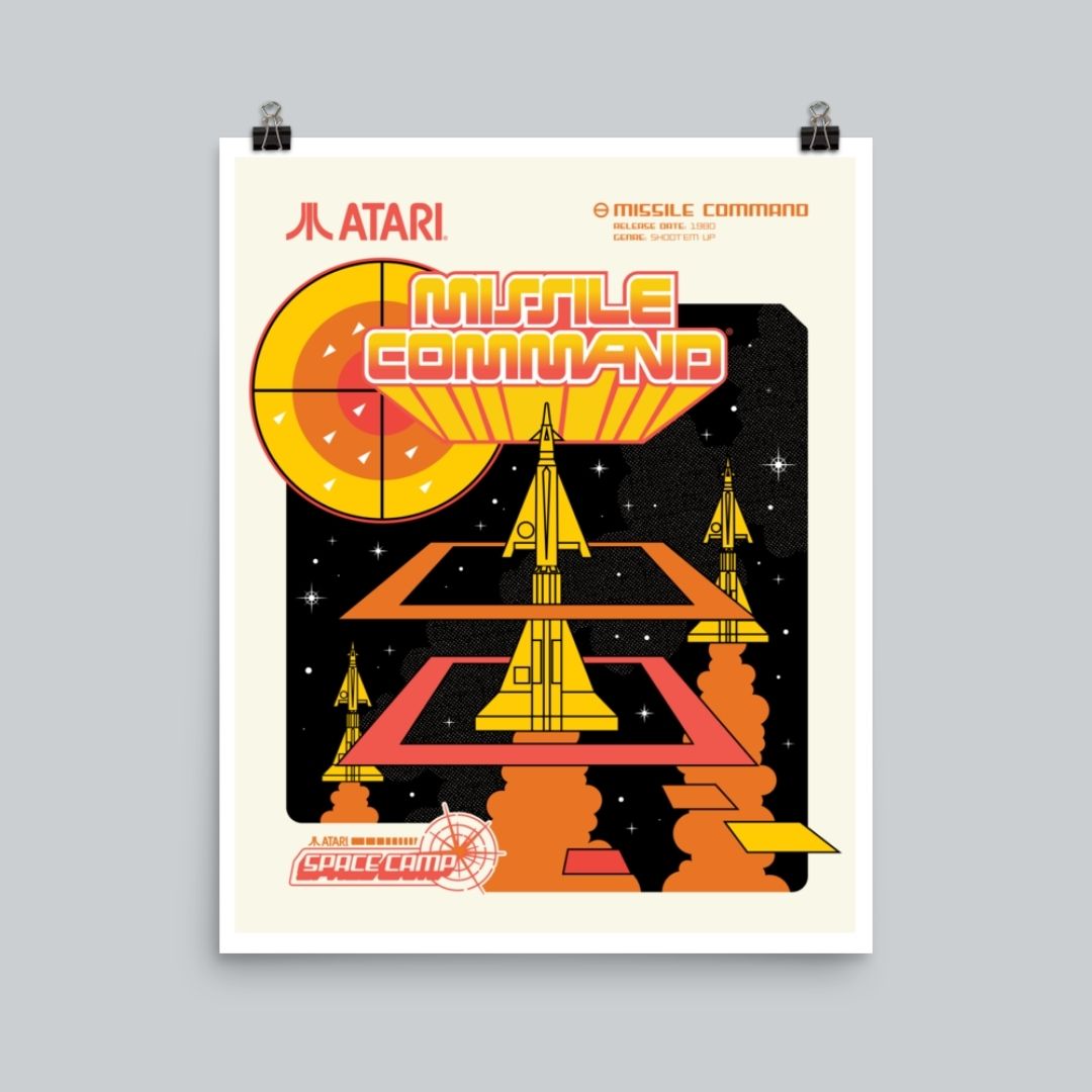 Space Camp Missile Command Poster