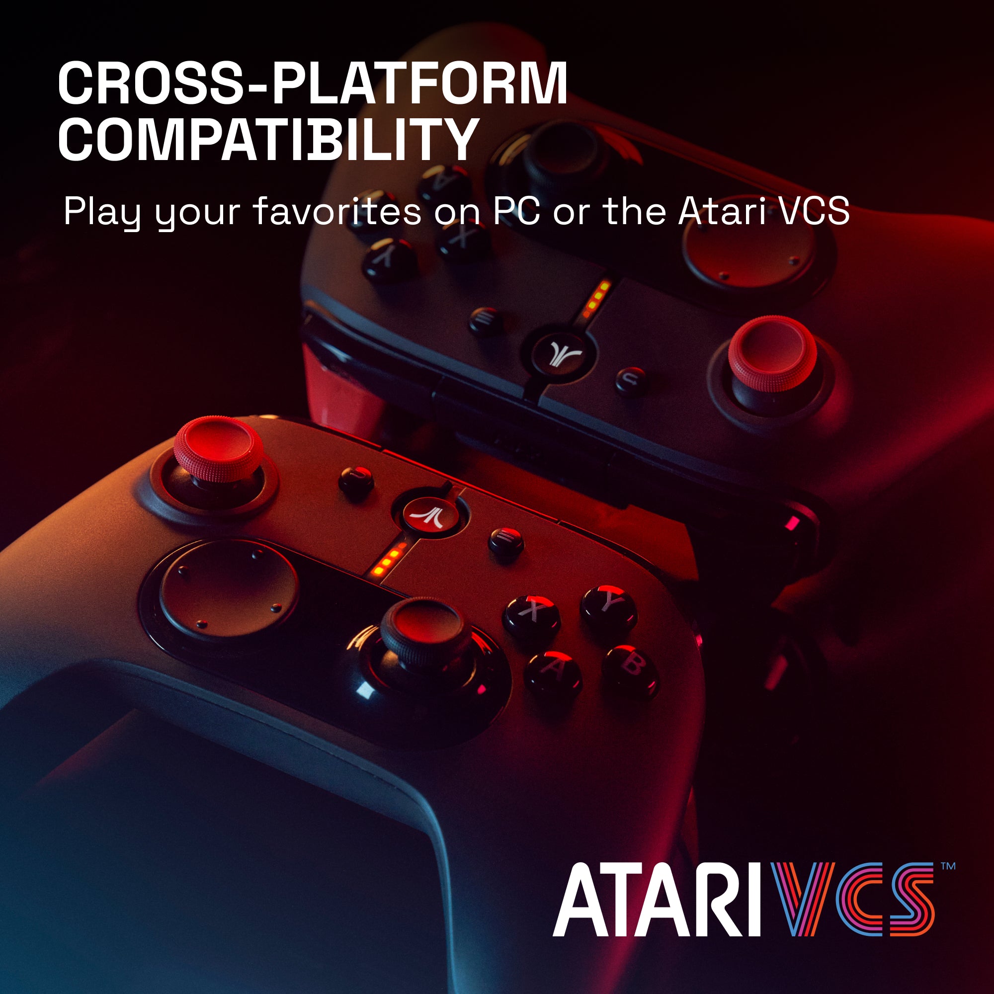 Atplay Controller Wireless Modern Controller - Official Atari Video Game Console ...