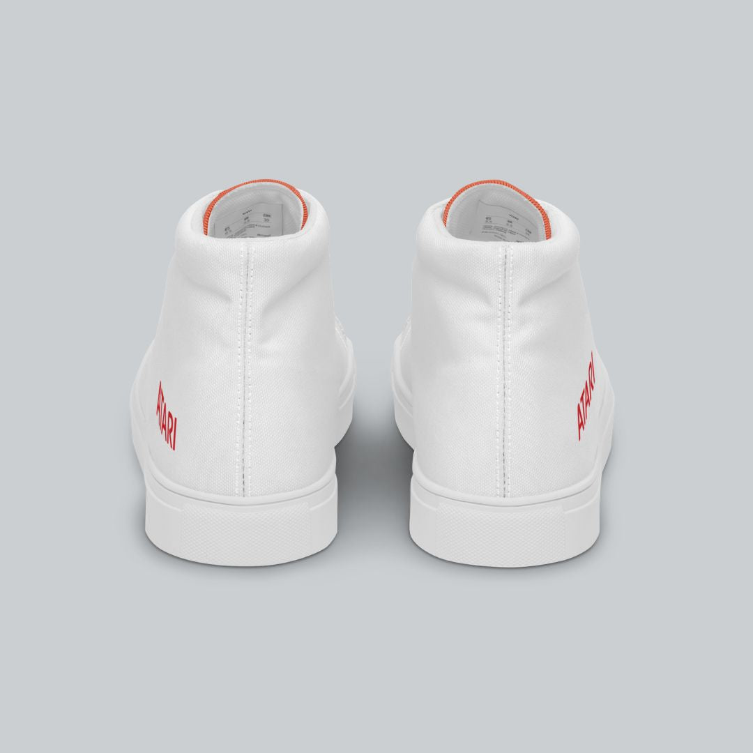 Red Fuji Block Men's Canvas Sneakers