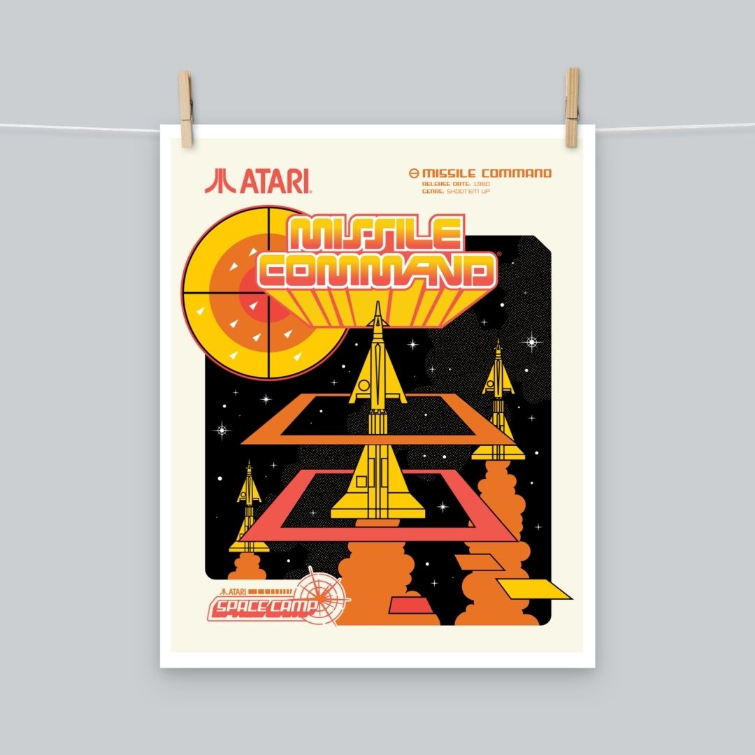 Space Camp Missile Command Poster