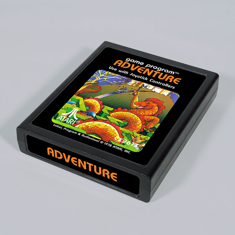 atari 2600 fisher price box wheel Adventure Oversized Cartridge Replica
