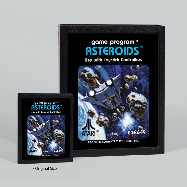 Asteroids Oversized Cartridge Replica