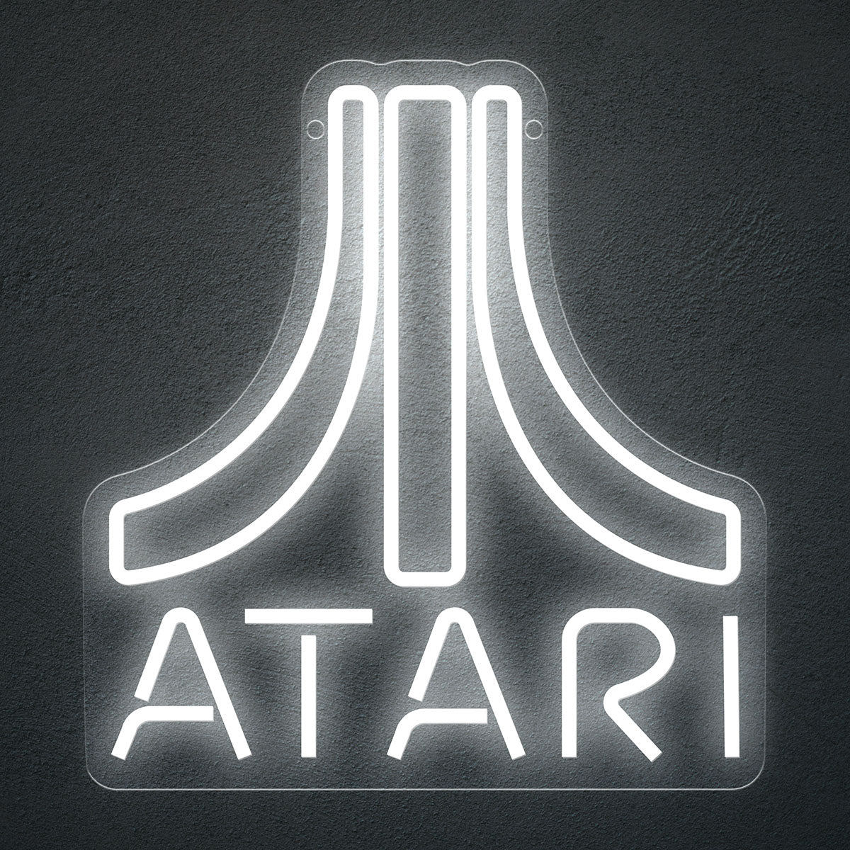 Atari Neon LED Sign - White (12" x 13")