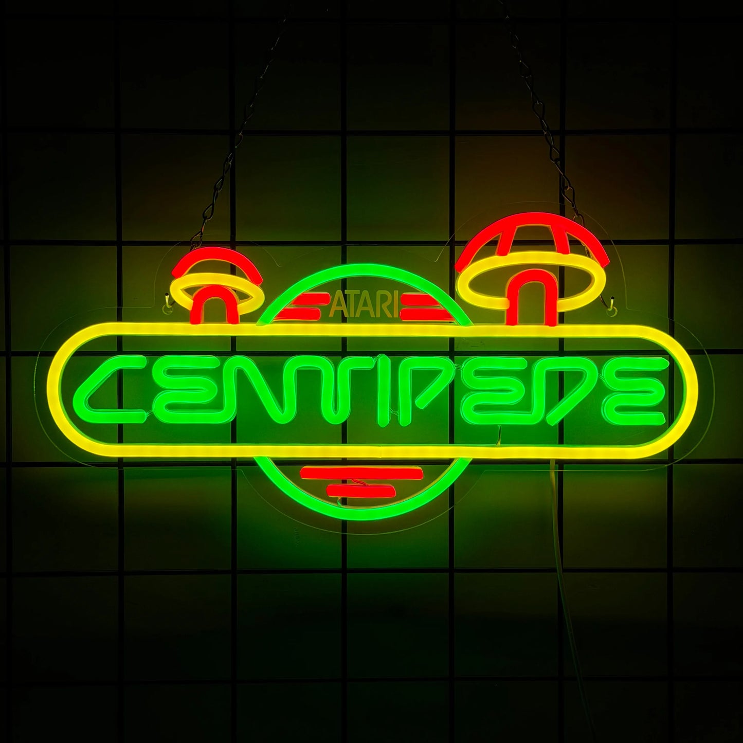 Centipede Neon LED Sign (16” x 8”)