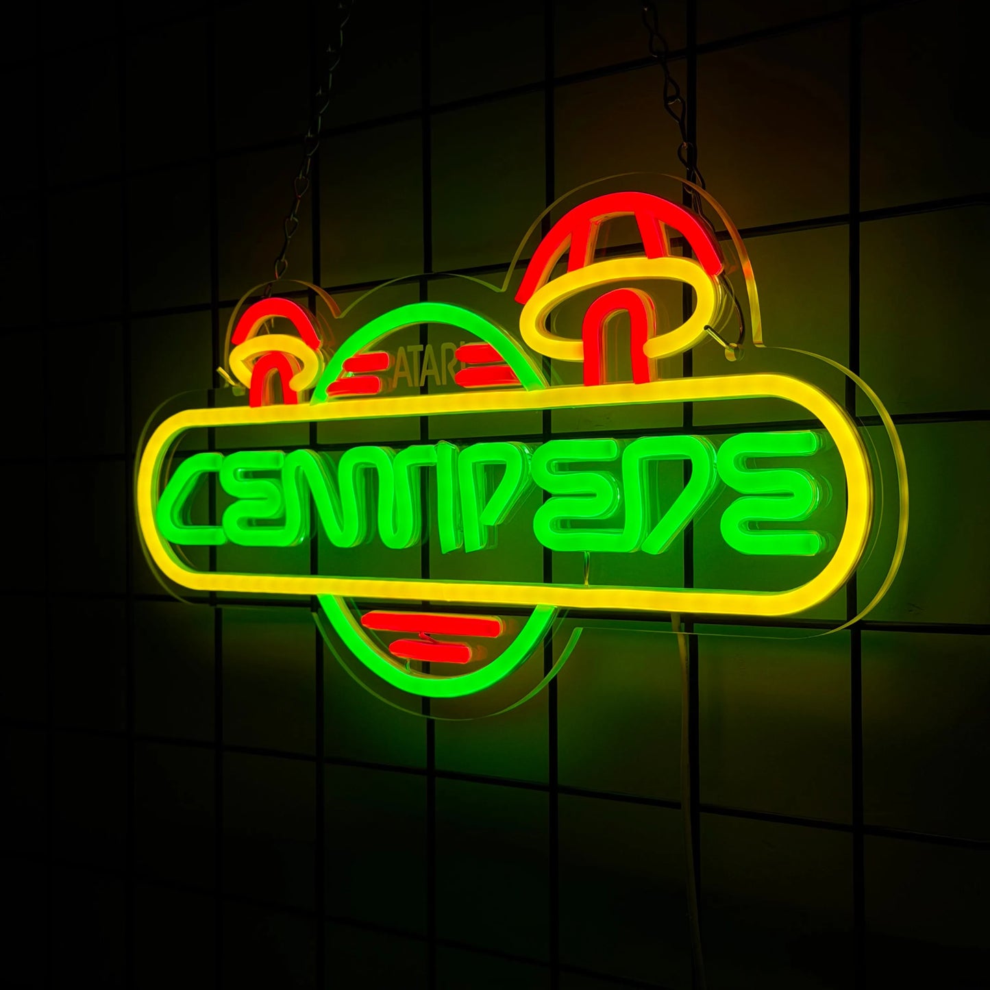 Centipede Neon LED Sign (16” x 8”) – Atari®