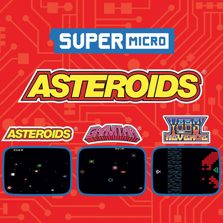 Super Micro – Asteroids Keychain Gamer – Atari®
